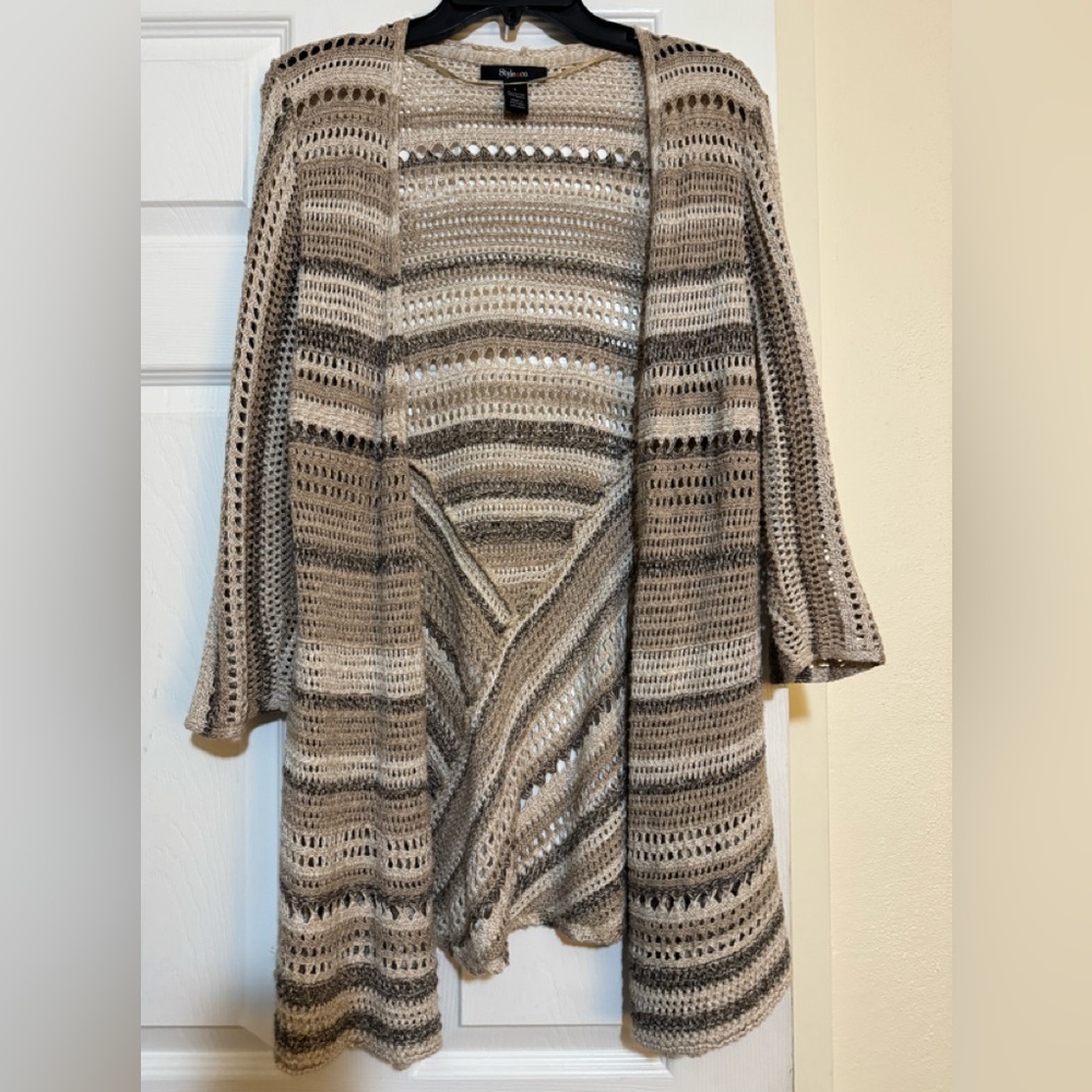 Style & Co Open Knit Cardigan L Bundle